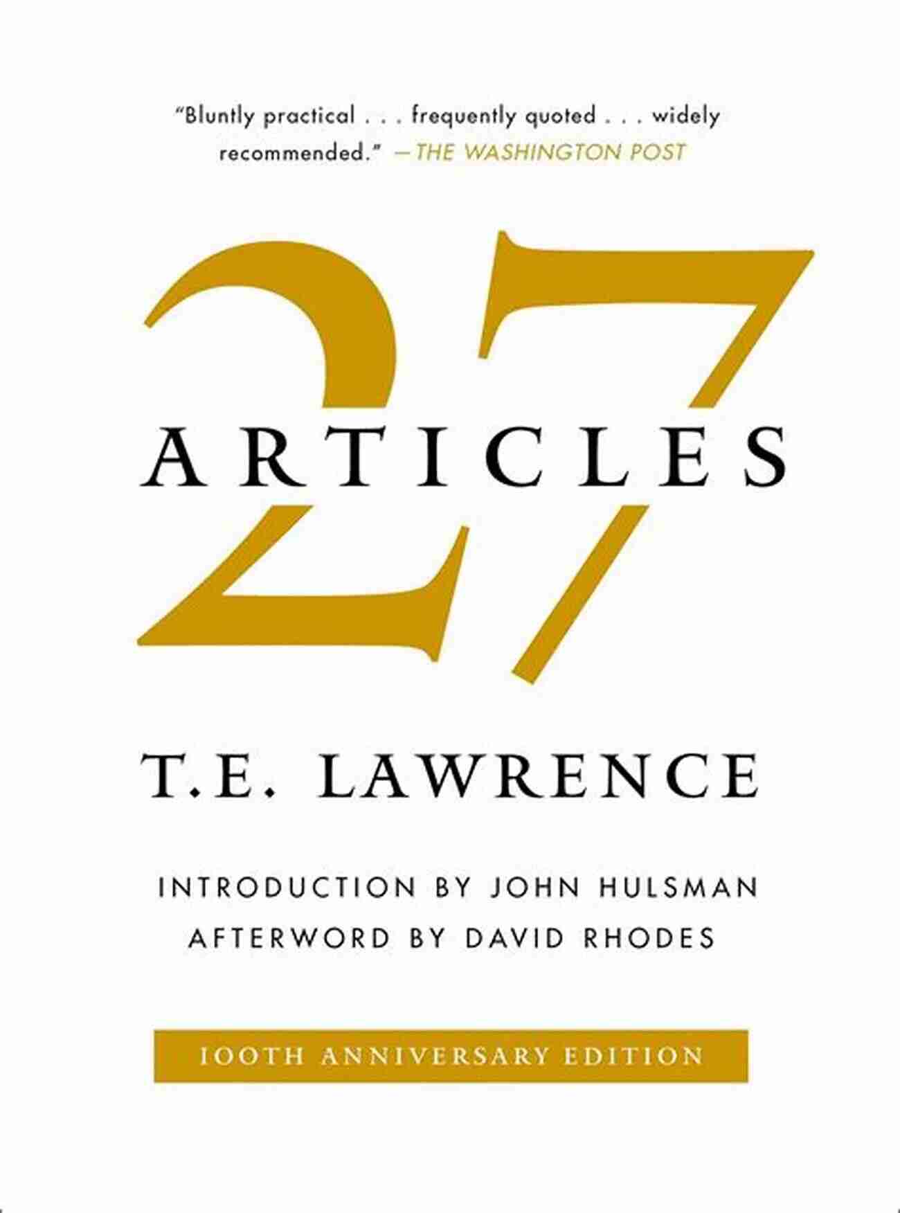 27 Articles Lawrence Master Wordsmith 27 Articles T E Lawrence