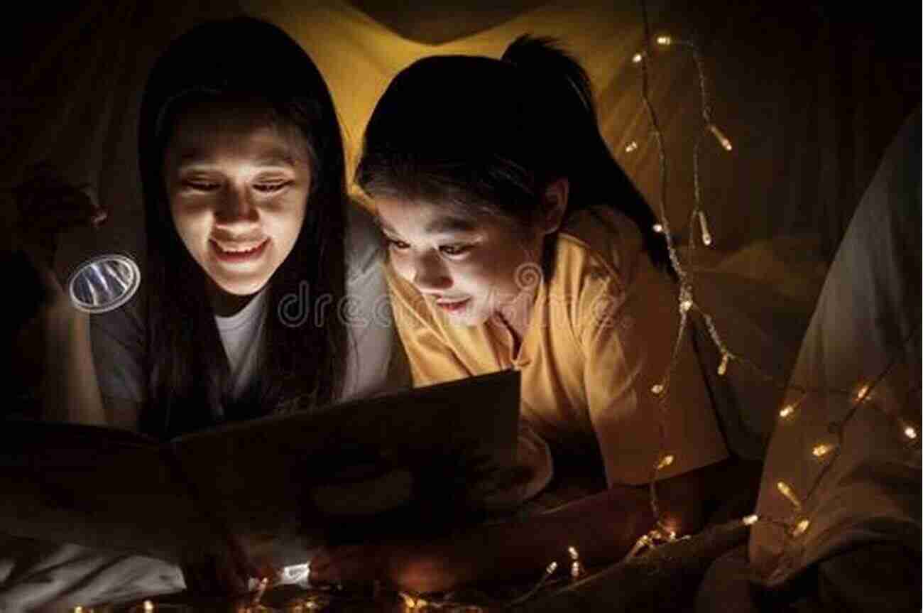 A Child Reading The Happy Dreams Bedtime Story With Eyes Filled With Pure Joy. HAPPY DREAMS: A Bedtime Story