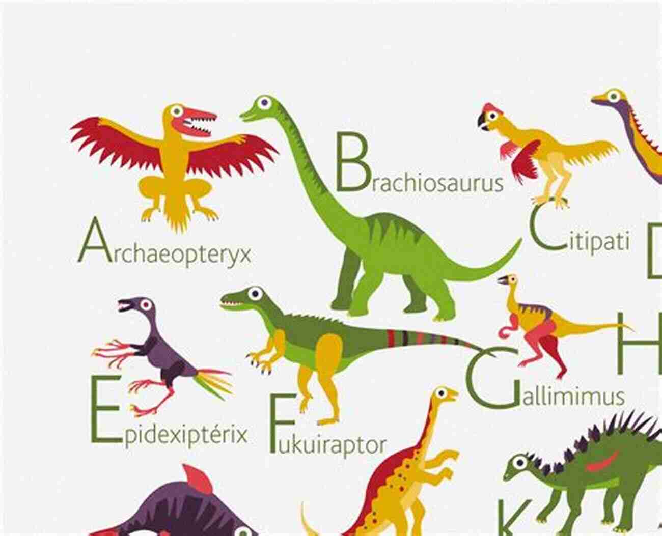 A Colorful Poster Featuring All The Alphabet Dinosaurs ABC And Me: Dinosaur Book: Alphabet Dinosaurs ABC S And Dinosaurs For Kids Learn About Dinosaurs For Children Parents Teach Kids And Children