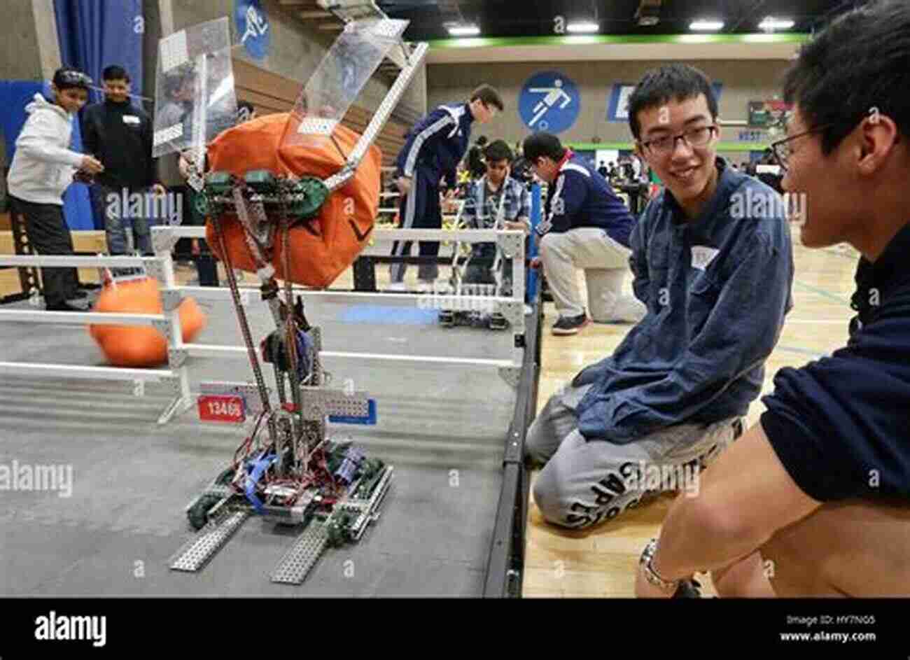 A Group Of Advanced Robots Showcasing Their Skills During A Competition Lots Of Bots (Robots Rule 2)