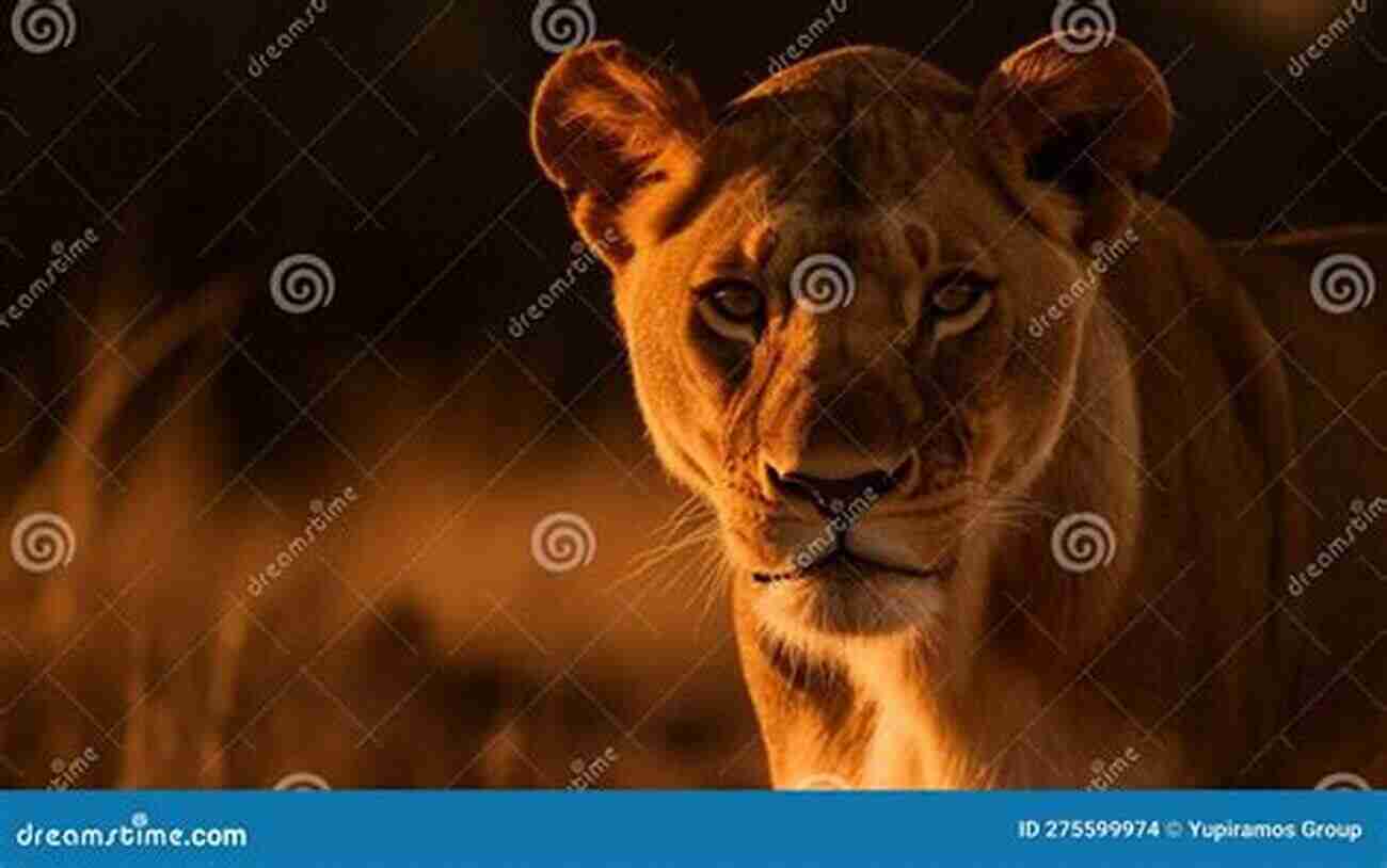 A Majestic Lioness In The African Savannah, Staring Directly At The Camera. Her Piercing Eyes Reveal Both Power And Elegance Looking For The Lioness: A Safari To Myself (Footloosemary In Africa 1)