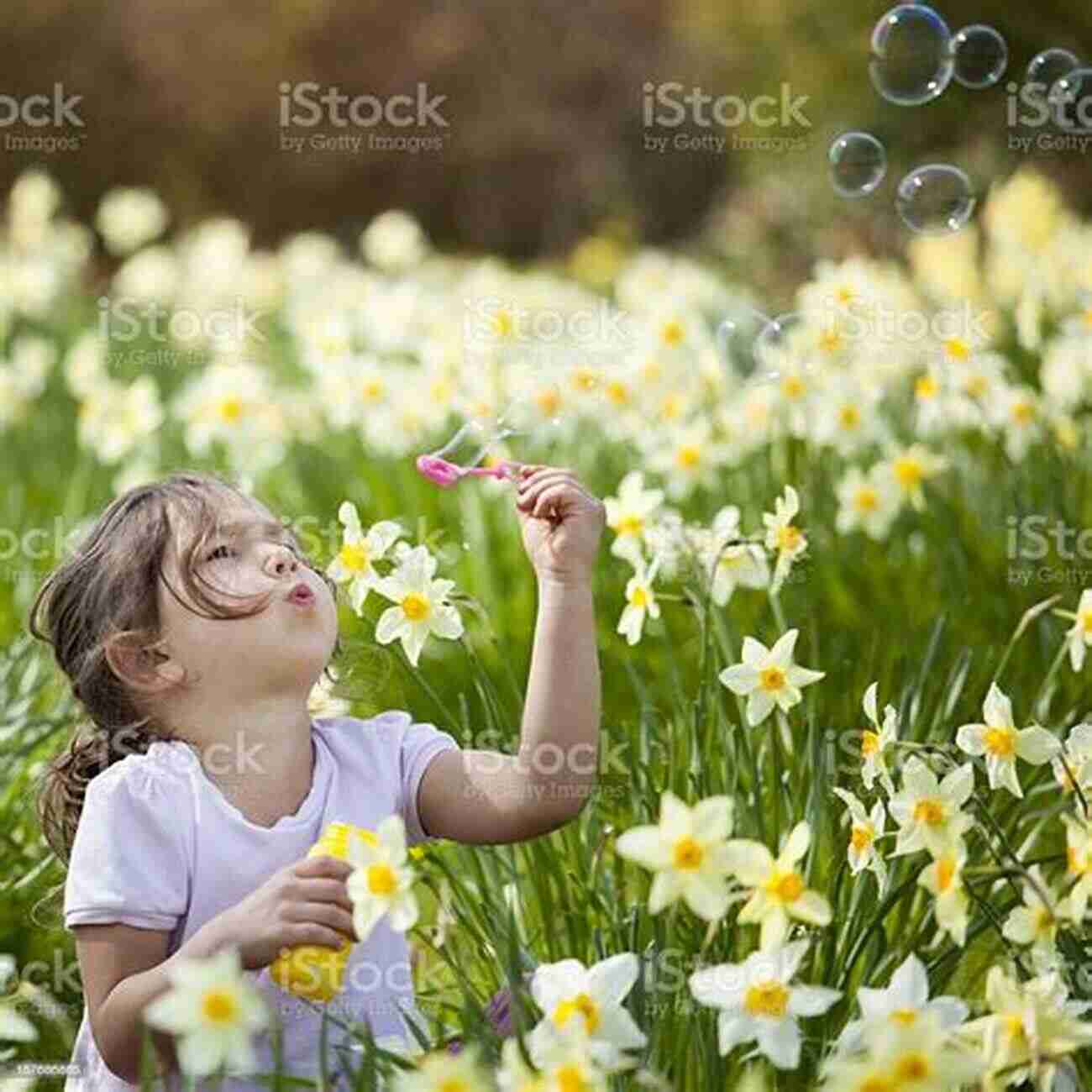 A Young Girl Blowing Bubbles In A Field Of Flowers Furballs Feathers: A Collection Of Heartwarming And Heartbreaking Stories And Poems