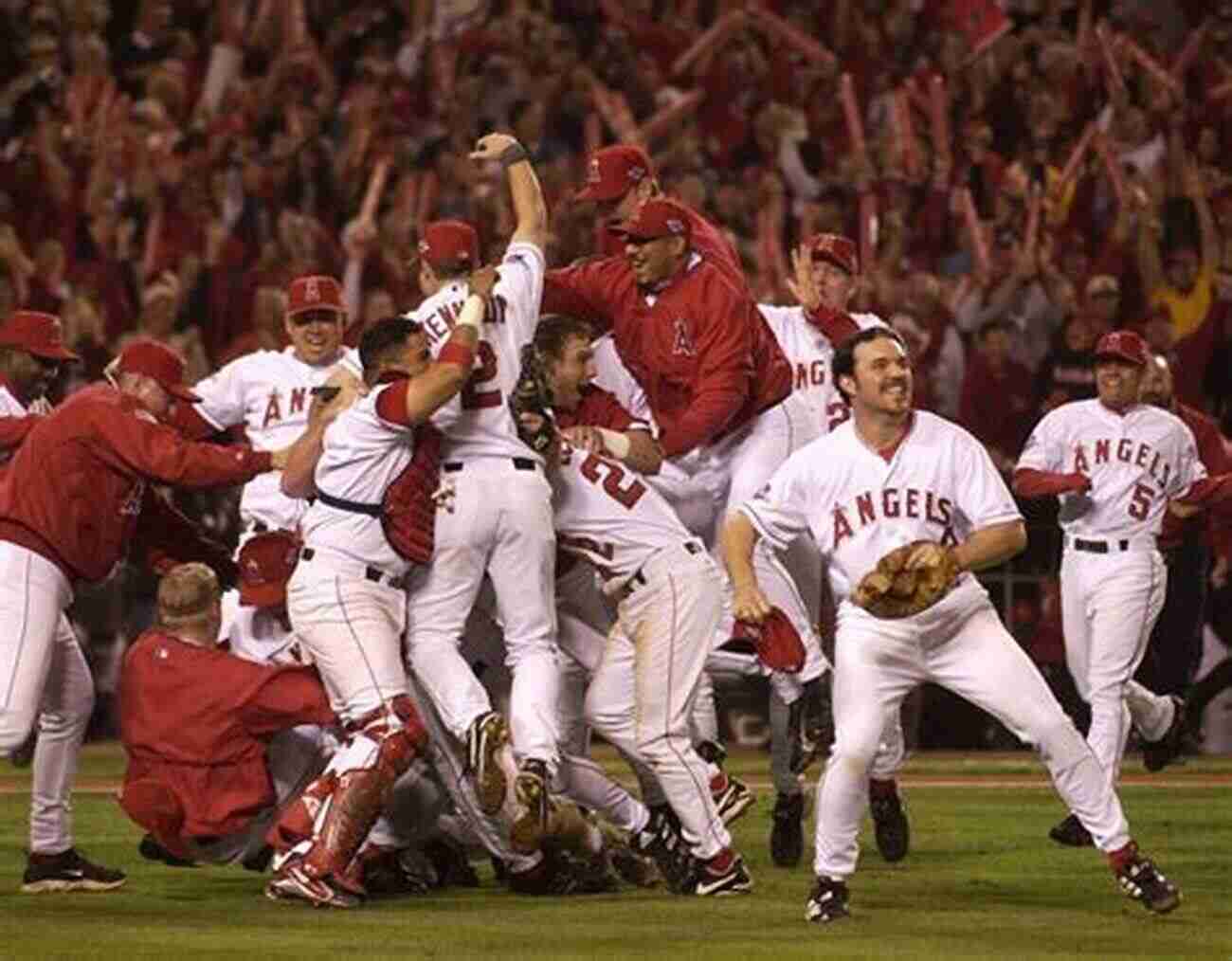 Angels Celebrating World Series Win Los Angeles Angels History Trivia: Quizzes Interesting Facts About Angels Baseball Team: Los Angeles Angels Trivia