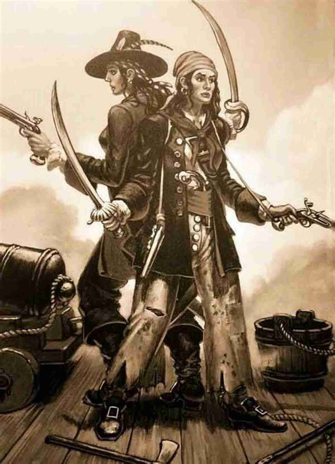 Anne Bonny And Mary Read Two Fearless Female Pirates Who Challenged The Male Dominated World Of Piracy Outlaws Of The Atlantic: Sailors Pirates And Motley Crews In The Age Of Sail