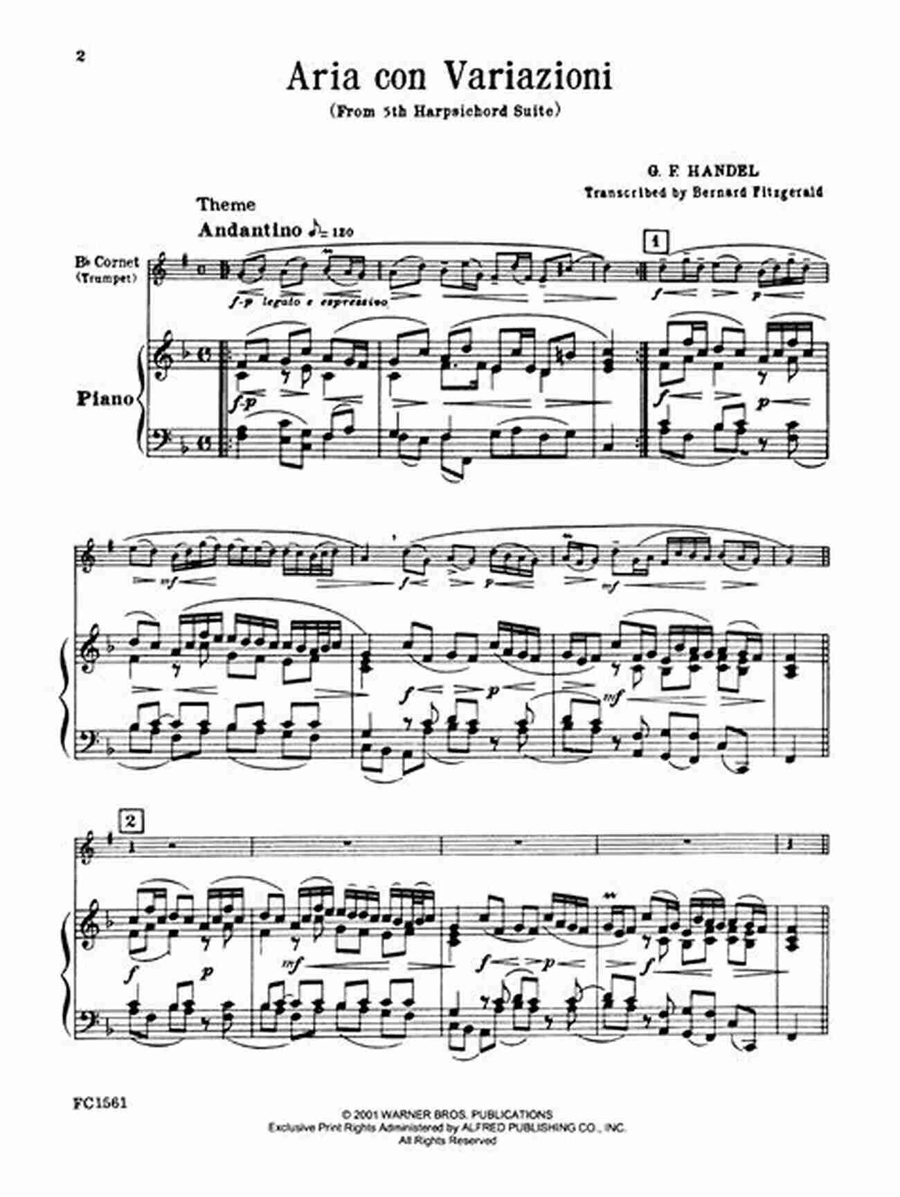 Aria For Trumpet Trumpet/Piano Duets Sheet Music Easy Sheet Music For Trumpet With Trumpet Piano Duets 2: Ten Easy Pieces For Solo Trumpet Trumpet/Piano Duets