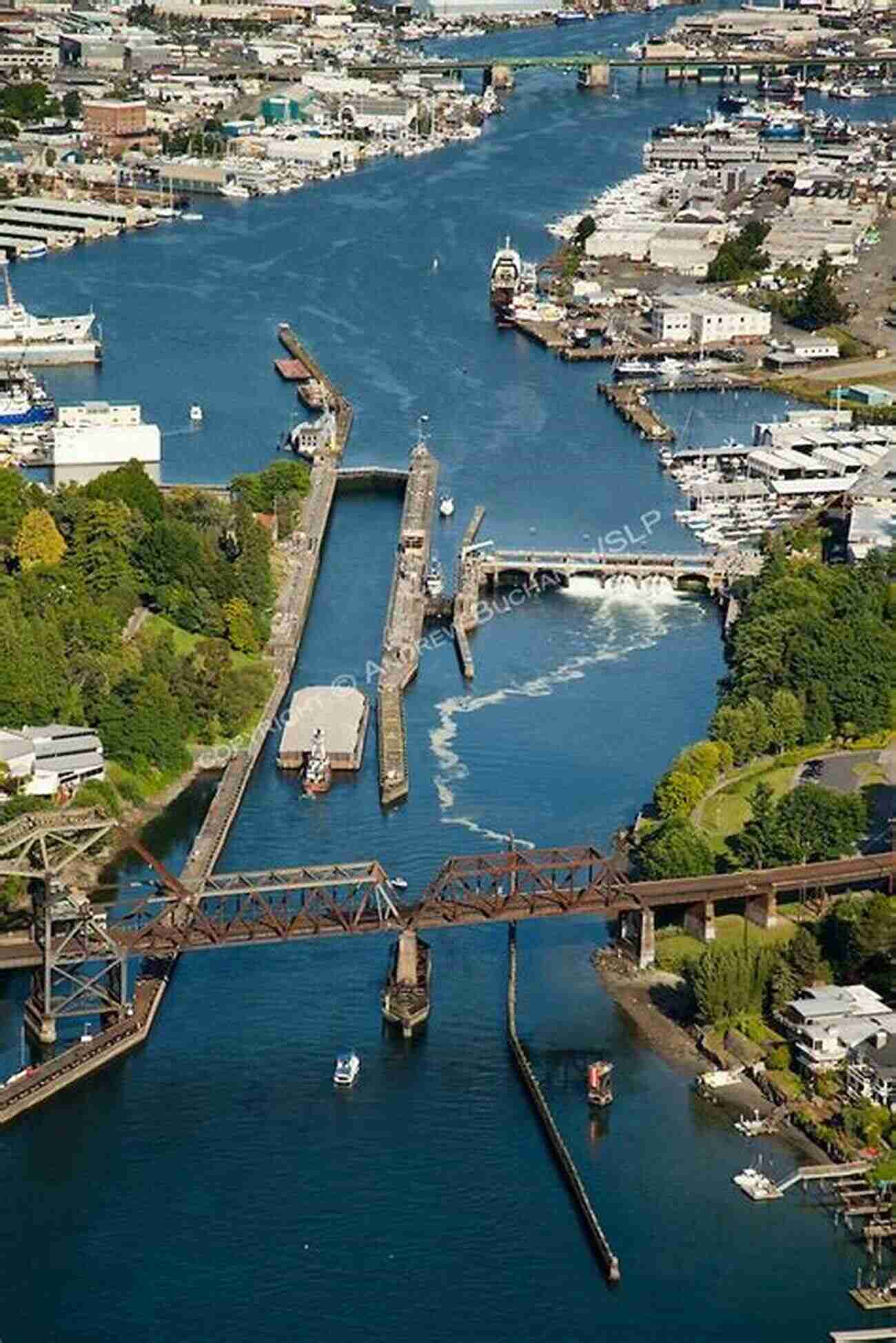 Ballard Locks A Magnificent Engineering Feat Connecting Puget Sound With Lake Union Ballard Locks (Hiram M Chittenden) Seattle Washington