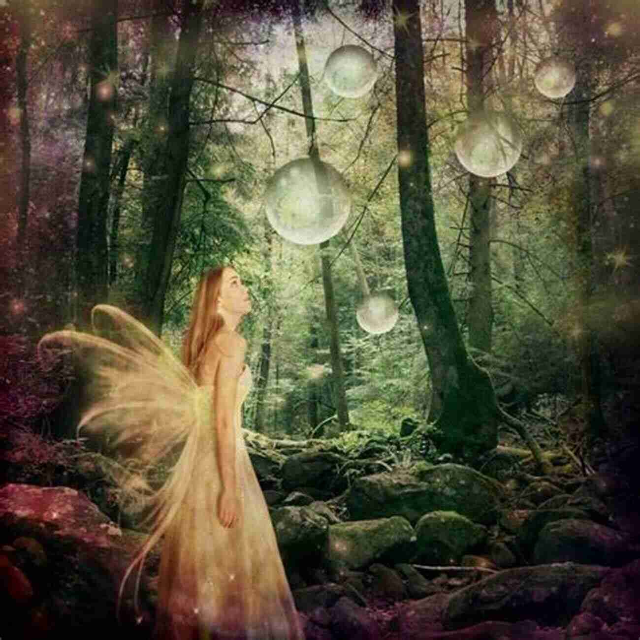 Beautifully Illustrated Fairy Floating In A Magical Forest The Mythology Of Fairies: The Tales And Legends Of Fairies From All Over The World