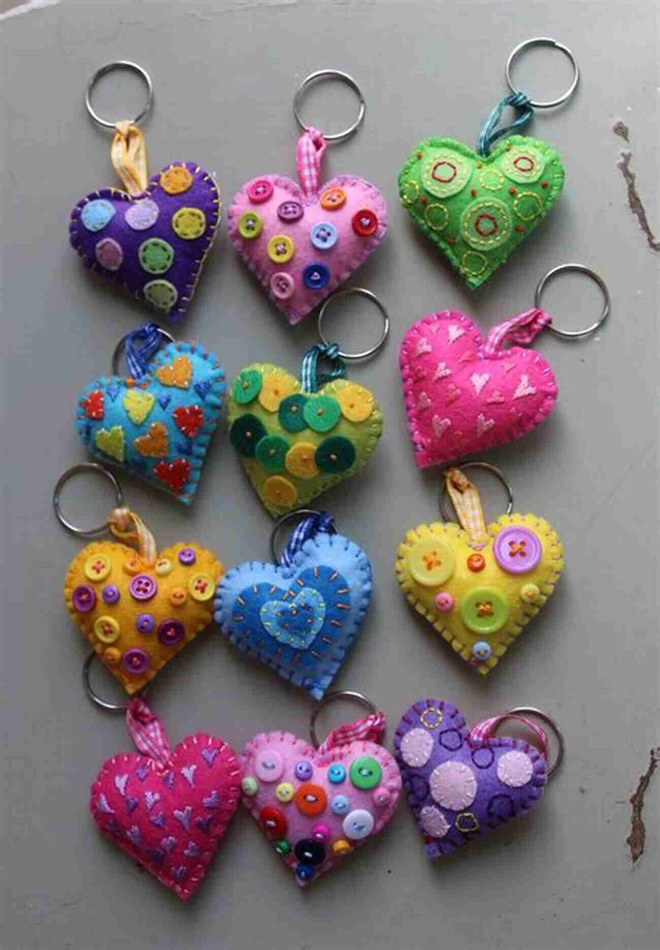 Charming And Personalized Felt Keychains Felt Decorations: 15 Eye Popping Projects To Create