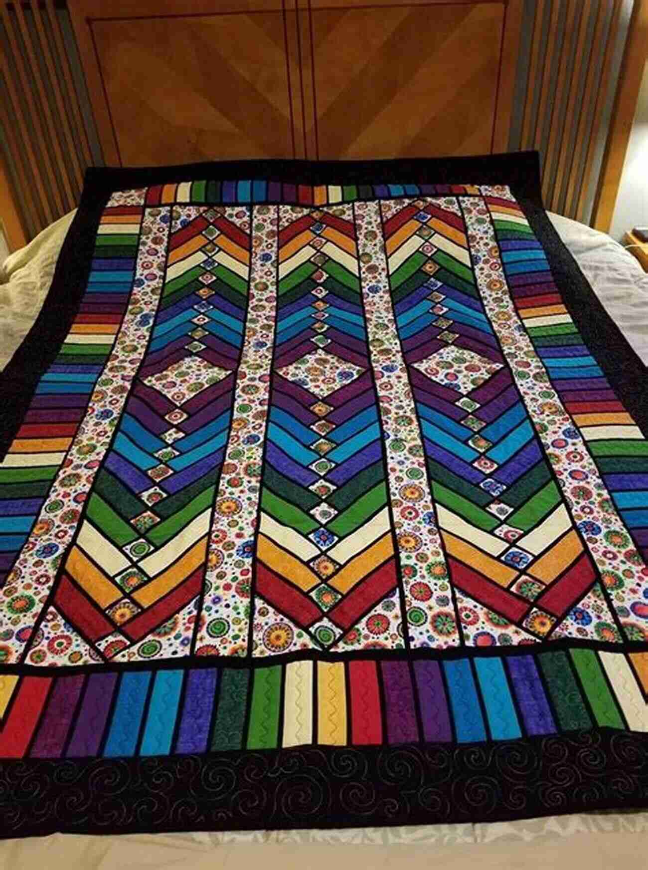 Colorful French Braid Quilt With A Rainbow Of Vibrant Strips Woven Together French Braid Transformation: 12 Spectacular Strip Pieced Quilts