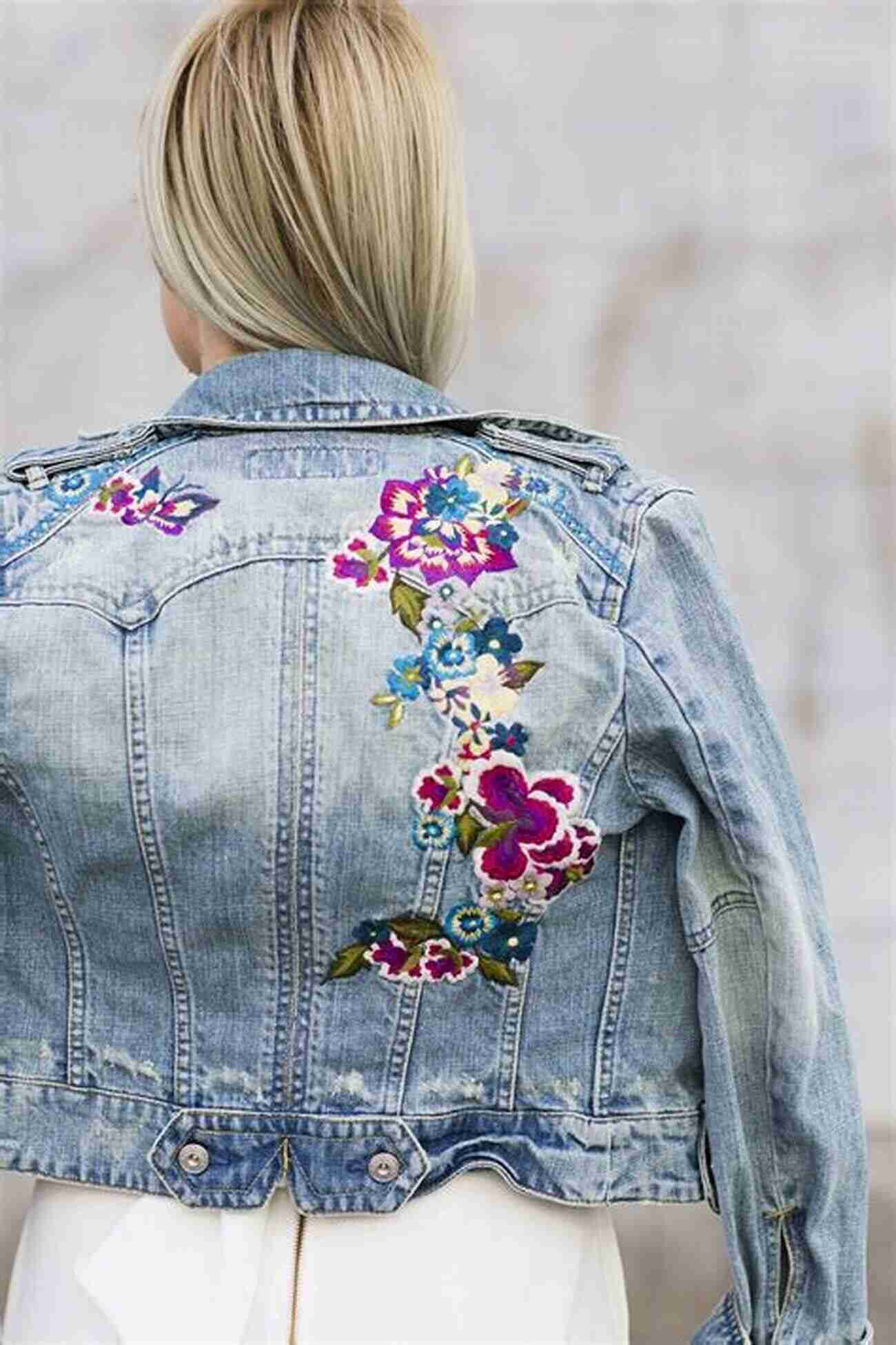 Customized Denim Jacket Embroidery Project Let S Make Embroidery Magazine : 55 Projects To Try