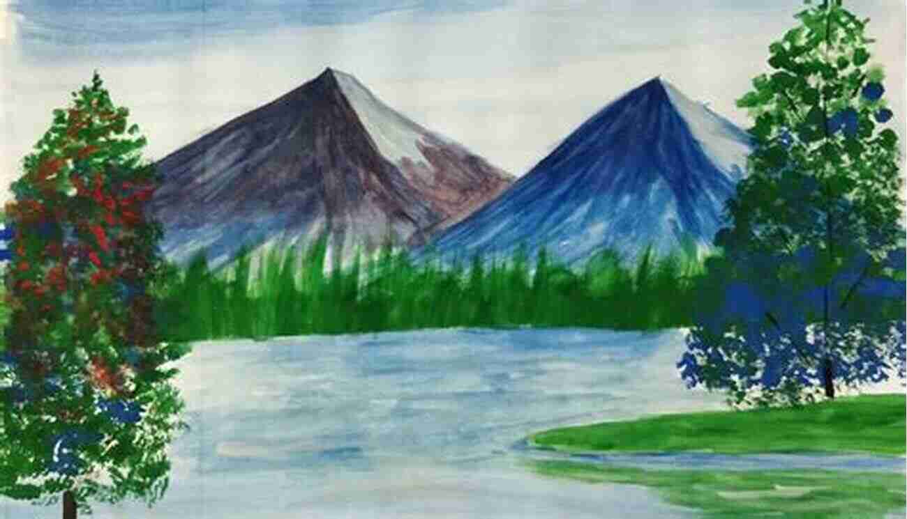 Emily Scott's Breathtaking Painting Capturing A Serene Mountain Landscape With Vibrant Colors The Scott Grandkids Adventure: The New Generation (The Scott Family)