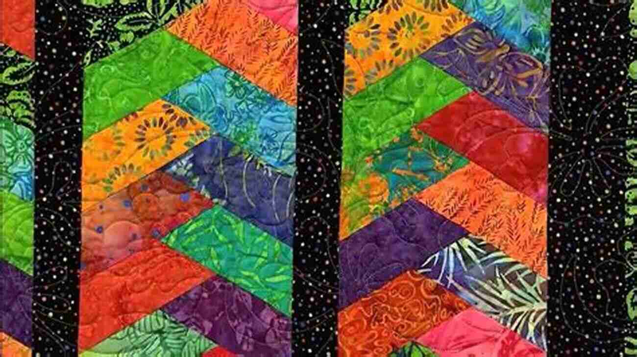 Geometric Inspired French Braid Quilt With Precise And Intricate Fabric Strip Arrangement French Braid Transformation: 12 Spectacular Strip Pieced Quilts