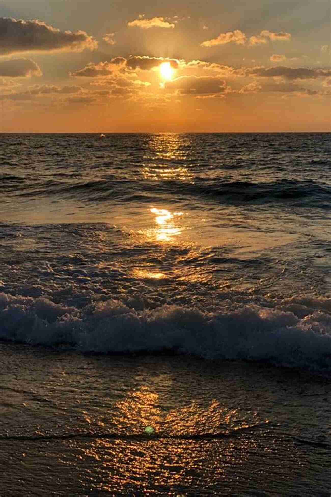 Golden Hour At The Beach At The End Of The Day: Edition