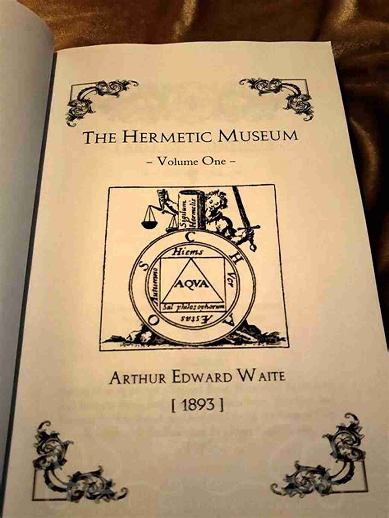 Illuminated Illustration From The Hermetic Museum The Hermetic Museum Arthur Edward Waite