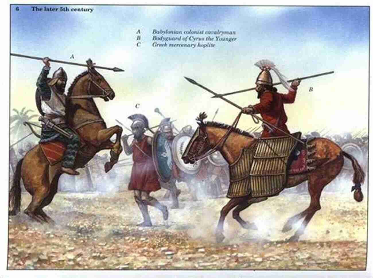 Illustration Of Achaemenid Warriors During An Attack Ancient Persia: A Concise History Of The Achaemenid Empire 550 330 BCE