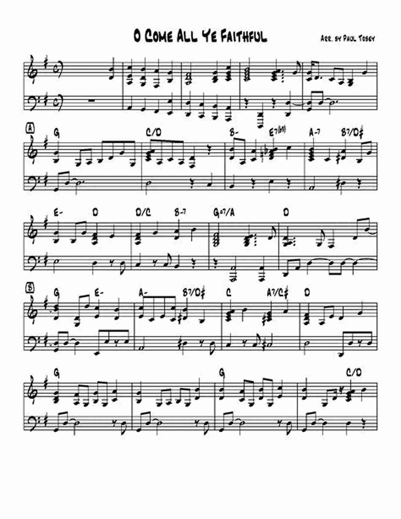 Image Of O Come, All Ye Faithful Sheet Music 20 Christmas Carols For Solo Trumpet 1: Easy Christmas Sheet Music For Beginners