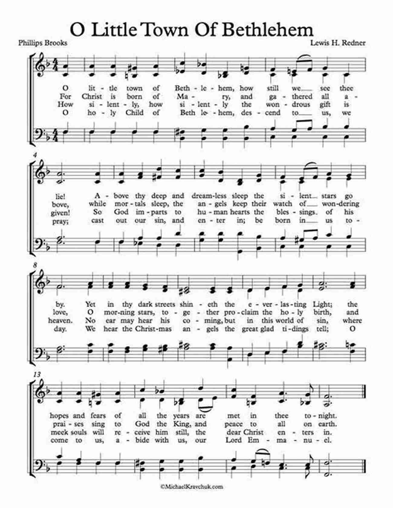 Image Of O Little Town Of Bethlehem Sheet Music 20 Christmas Carols For Solo Trumpet 1: Easy Christmas Sheet Music For Beginners