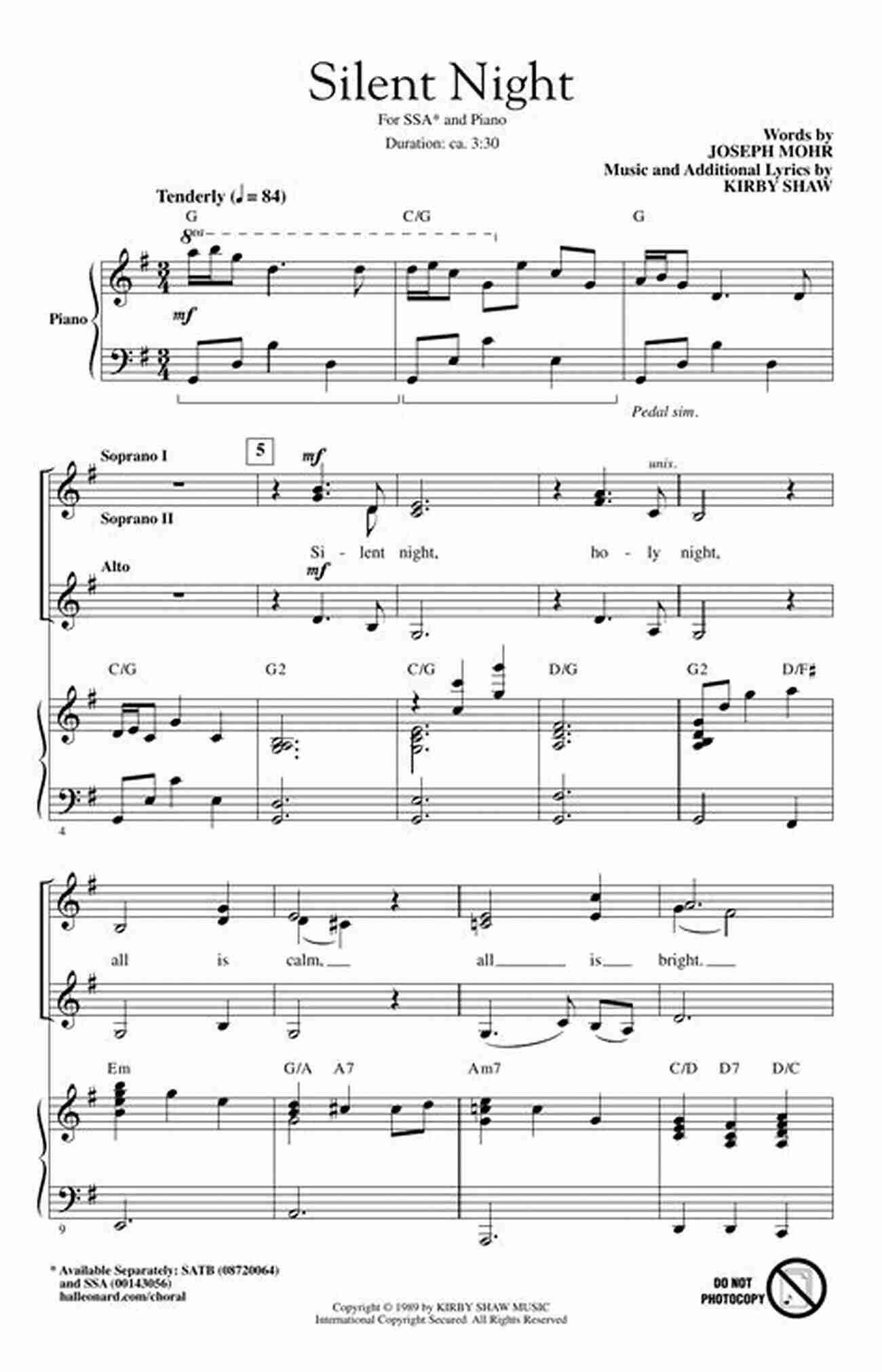 Image Of Silent Night Sheet Music 20 Christmas Carols For Solo Trumpet 1: Easy Christmas Sheet Music For Beginners