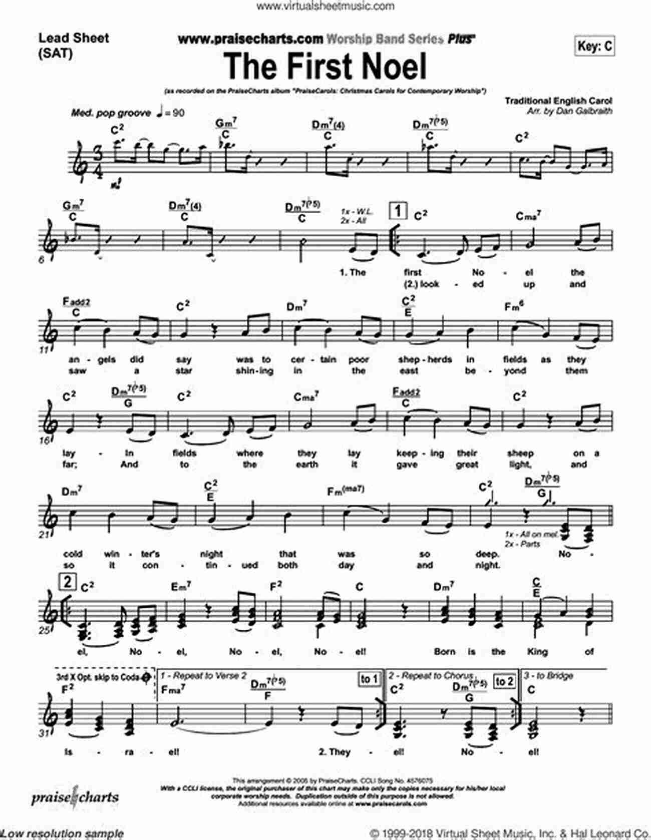 Image Of The First Noel Sheet Music 20 Christmas Carols For Solo Trumpet 1: Easy Christmas Sheet Music For Beginners