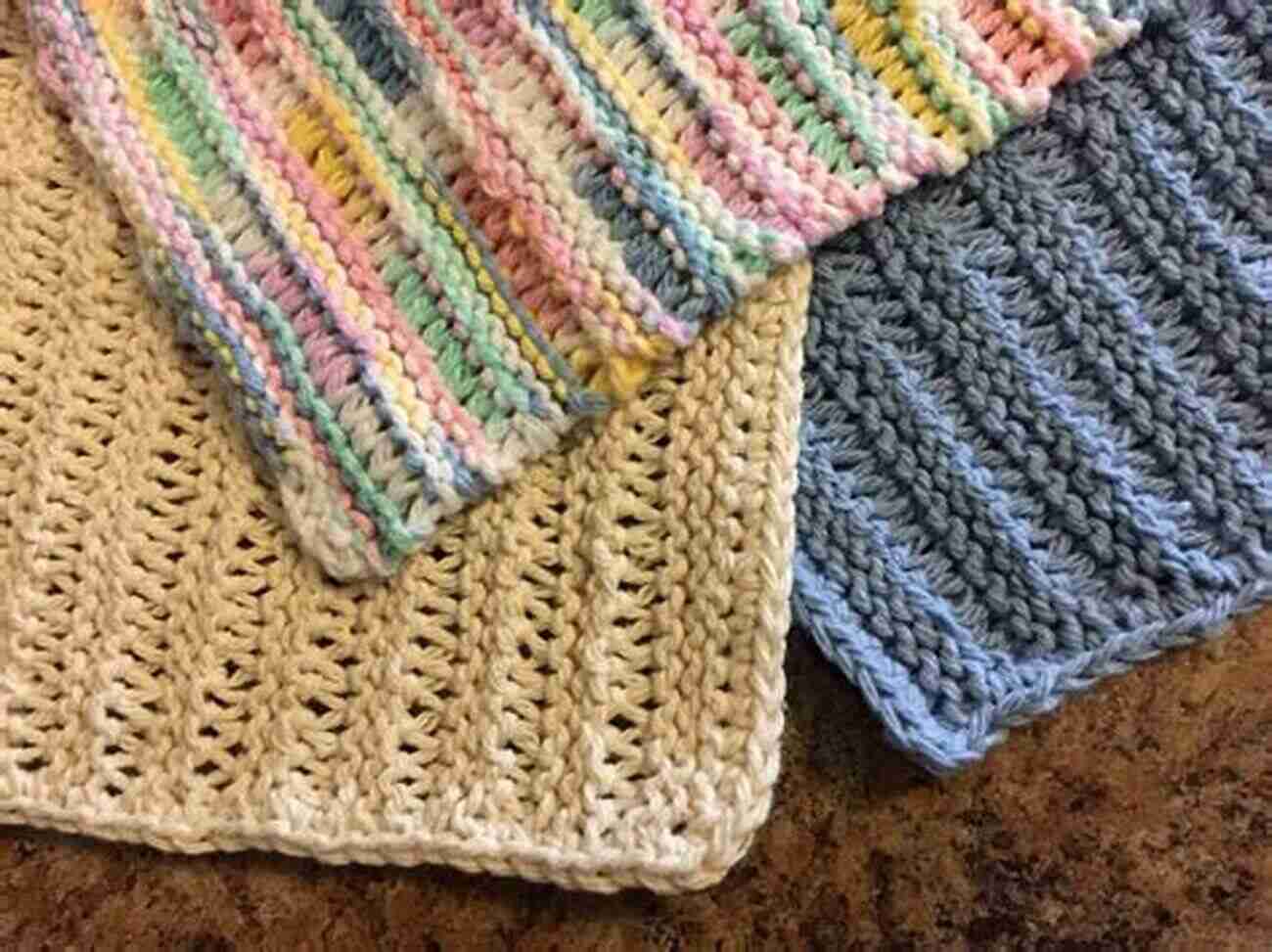 Knitted Dishcloth The Knitting For Absolute Beginners Easy Projects For New Knitters