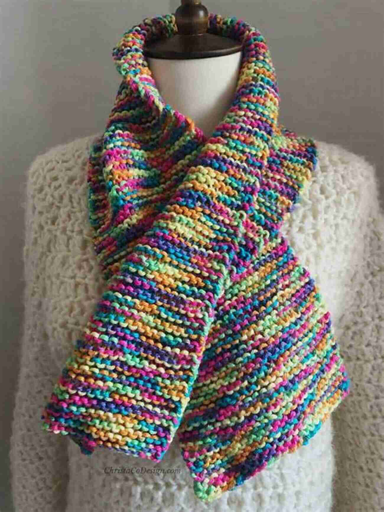 Knitted Scarf The Knitting For Absolute Beginners Easy Projects For New Knitters