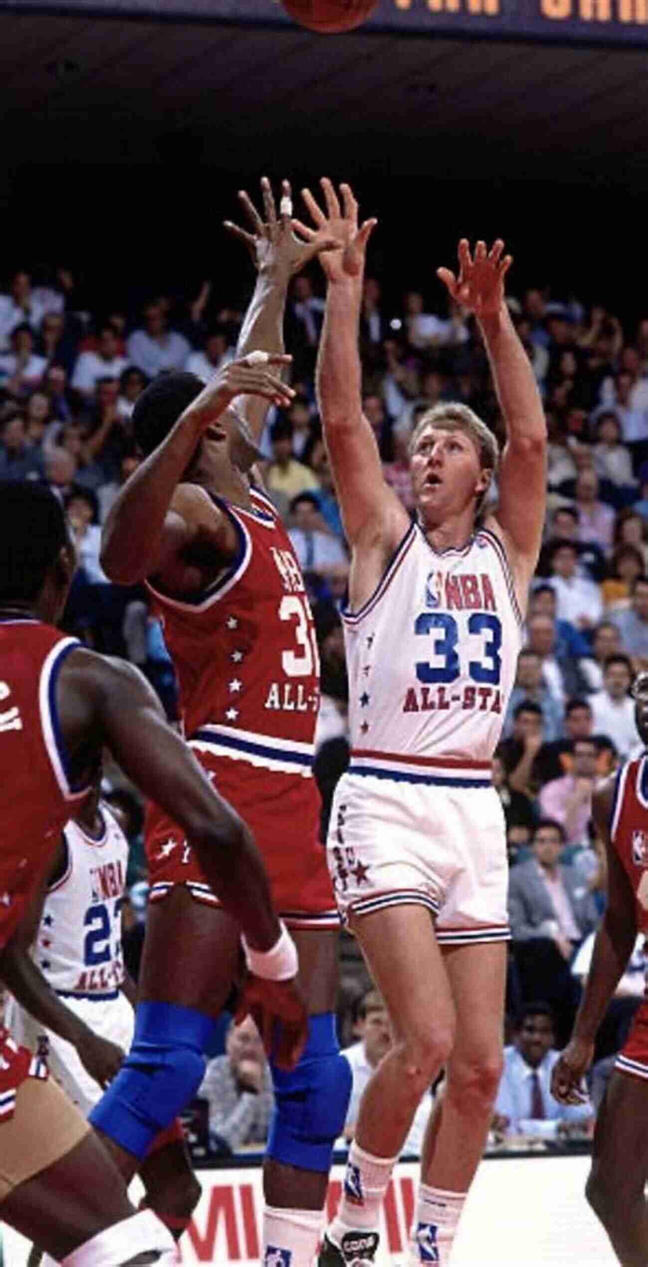 Magic Johnson And Larry Bird Sharing A Light Moment Together When The Game Was Ours