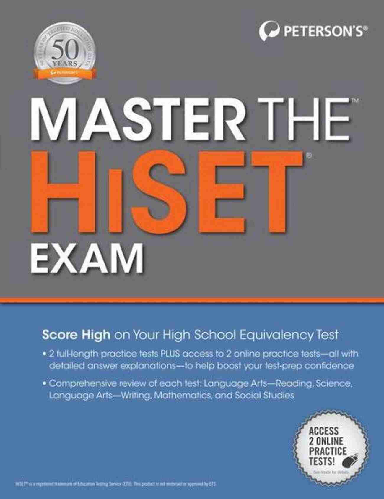 Master The Hiset 1st Edition Book Cover Master The HiSet 1st Edition