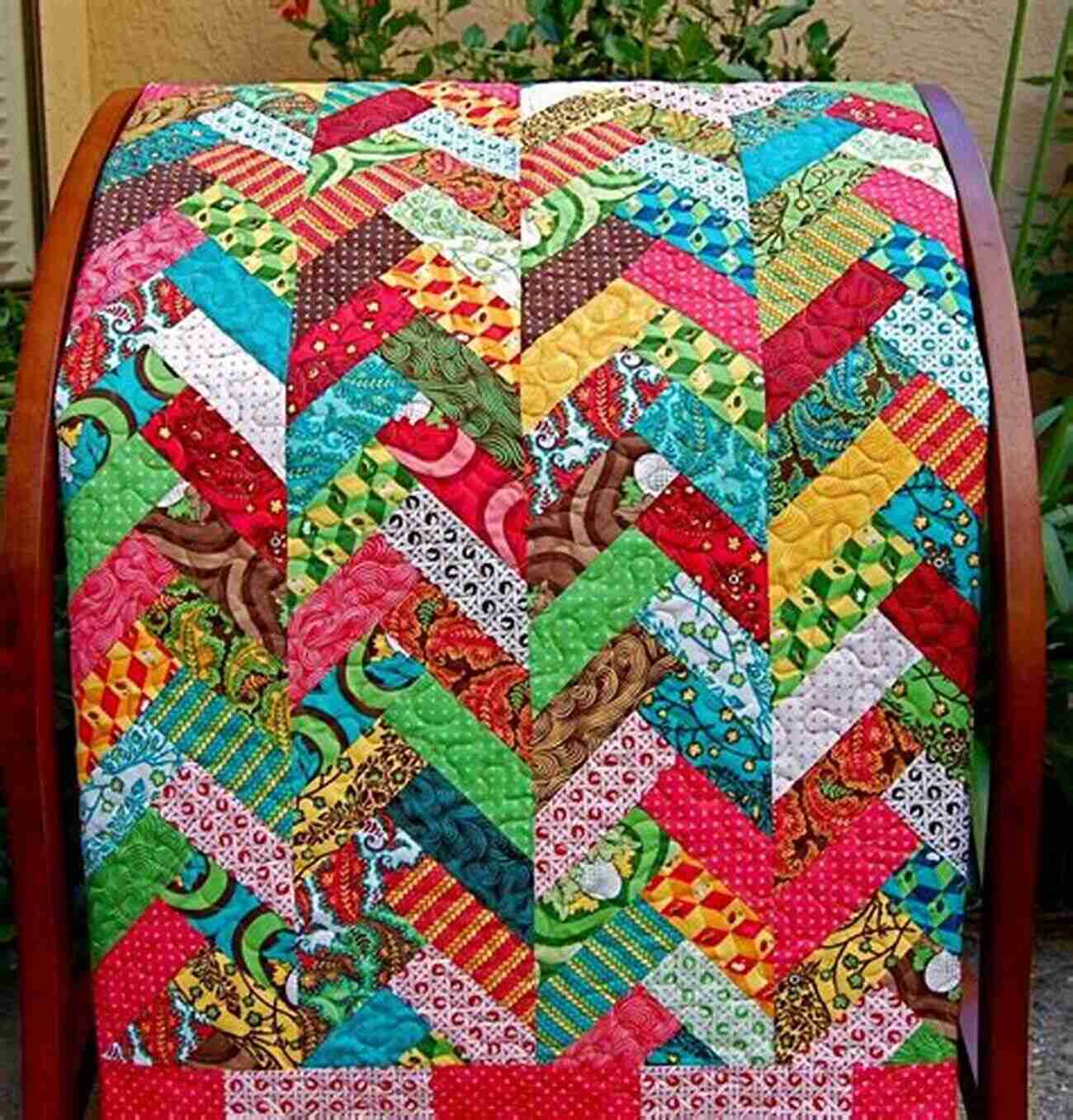 Mystical French Braid Quilt With A Mesmerizing Illusion Effect French Braid Transformation: 12 Spectacular Strip Pieced Quilts