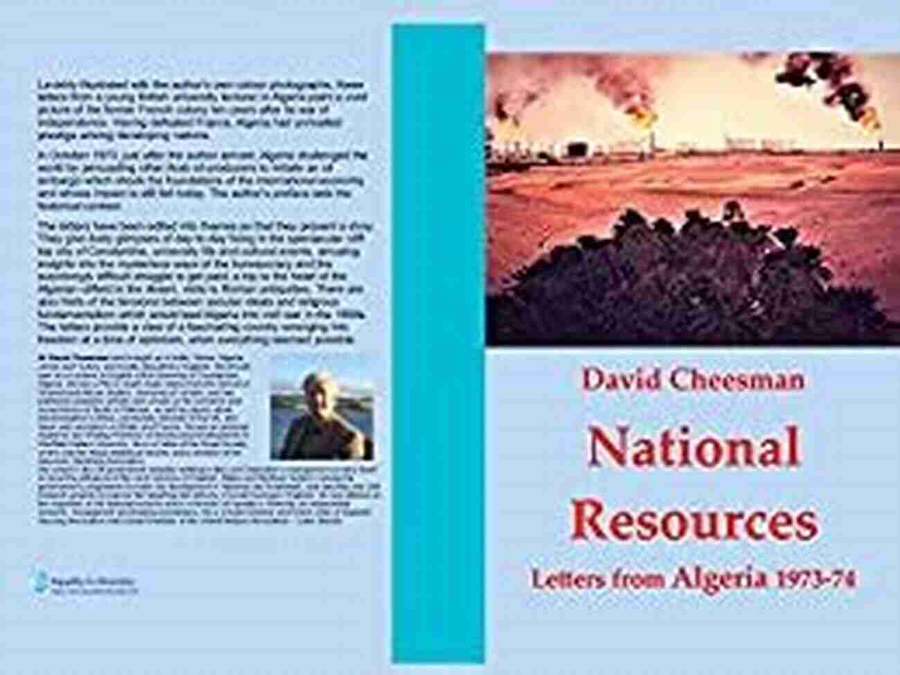 National Resources Letters From Algeria 1973 74 National Resources: Letters From Algeria 1973 74