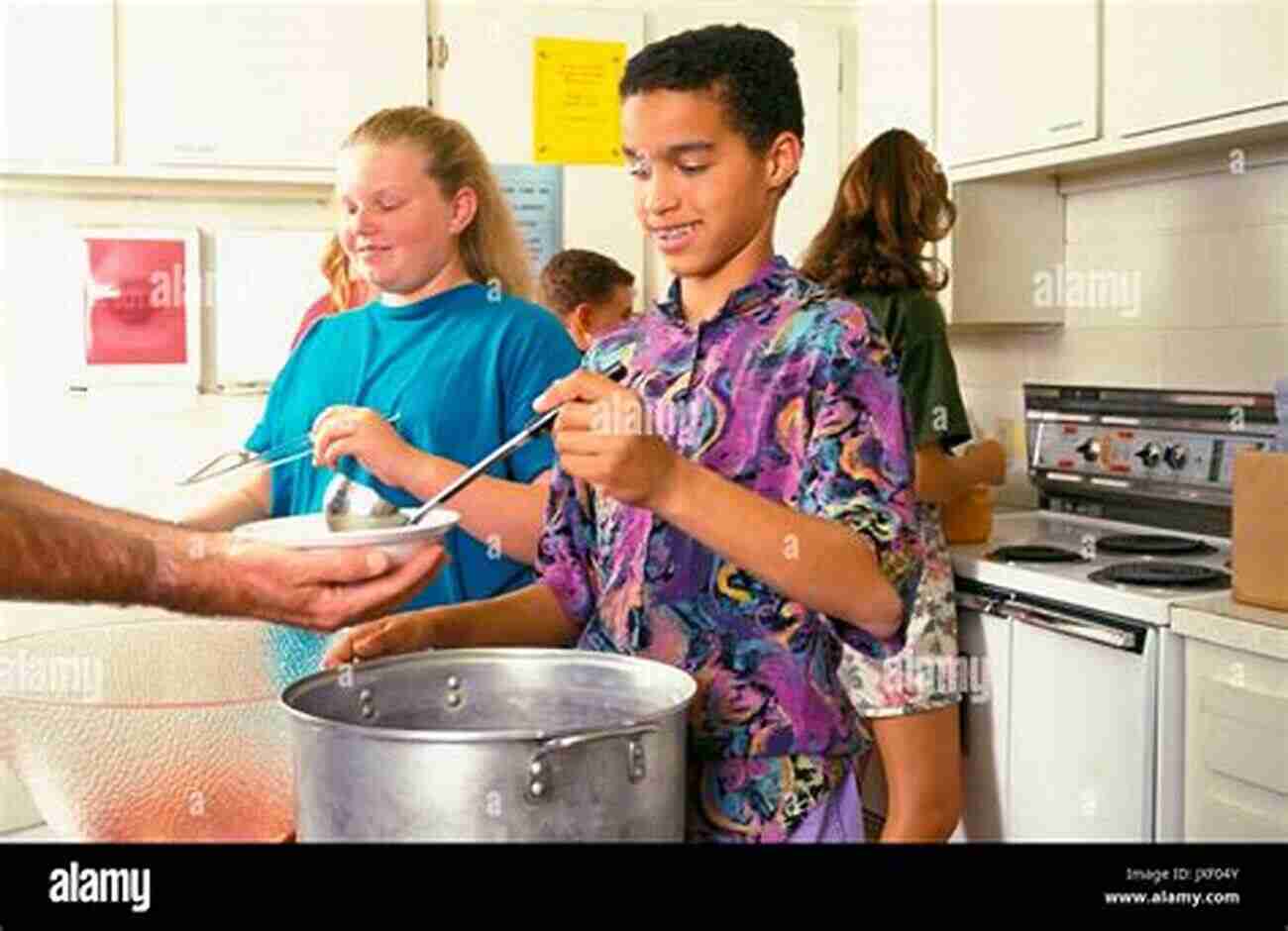 People Smiling While Receiving Food And Water The Ice Haus Bed Breakfast Cookbook: No One Leaves Hungry Or Thirsty