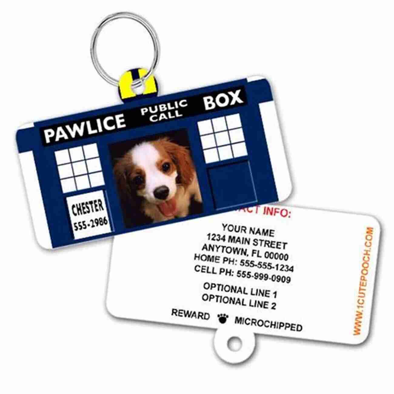 Pet ID Tags Woof Woof Dog Health Handbook: A Complete Guide To NOT Lose Your Pet