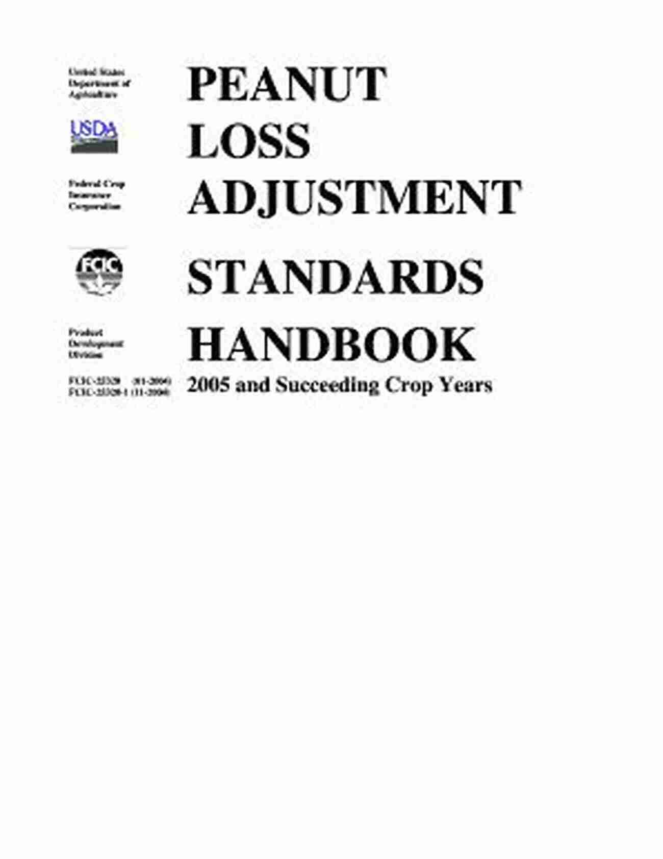 Popcorn Revenue Pilot Loss Adjustment Standards Handbook 2012 Popcorn Revenue (Pilot) Loss Adjustment Standards Handbook 2012 And Succeeding Crop Years (FCIC 20180L) (11 2011)