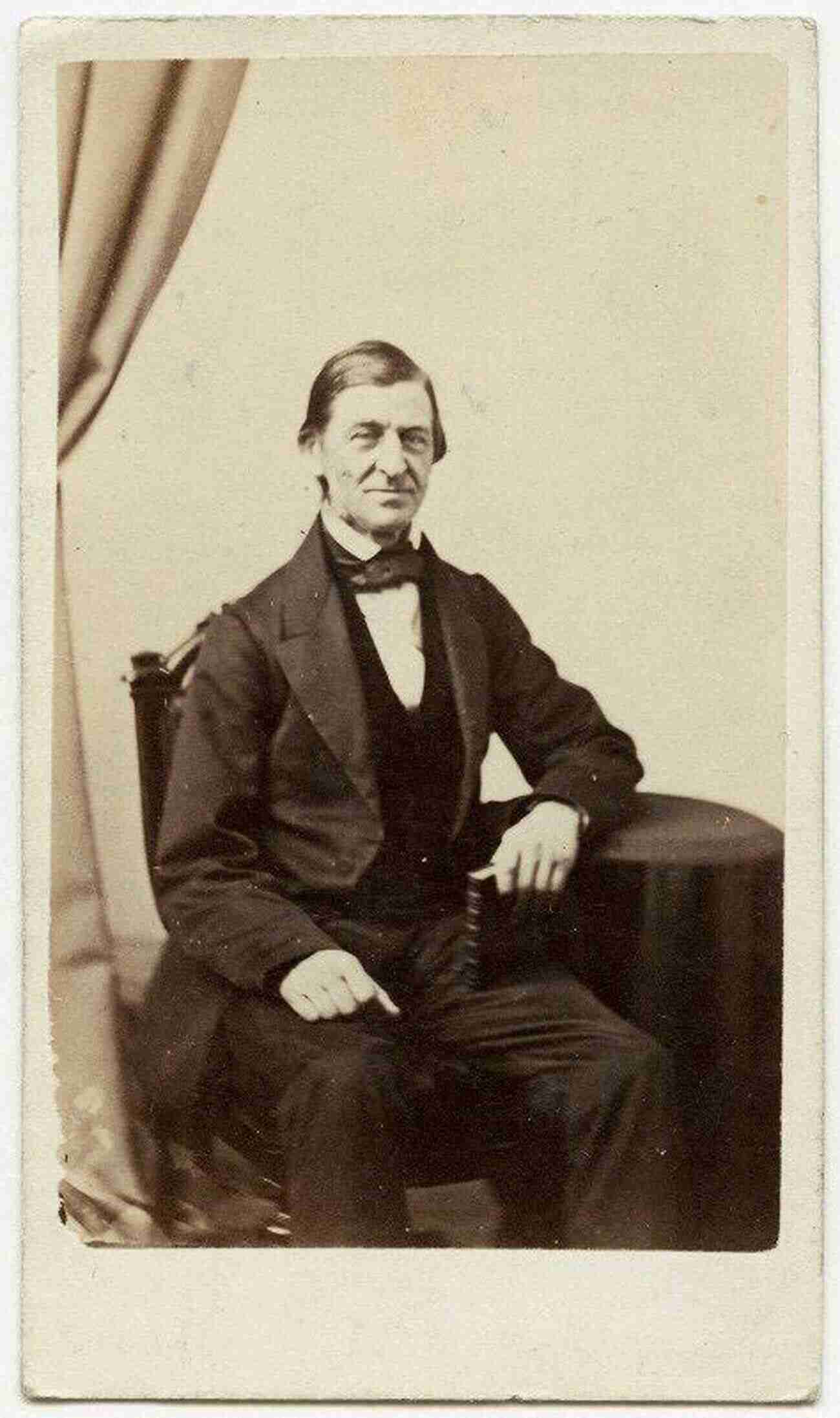 Portrait Of Ralph Waldo Emerson, One Of The Most Influential Figures Of American Literature The American Idea: The Best Of The Atlantic Monthly