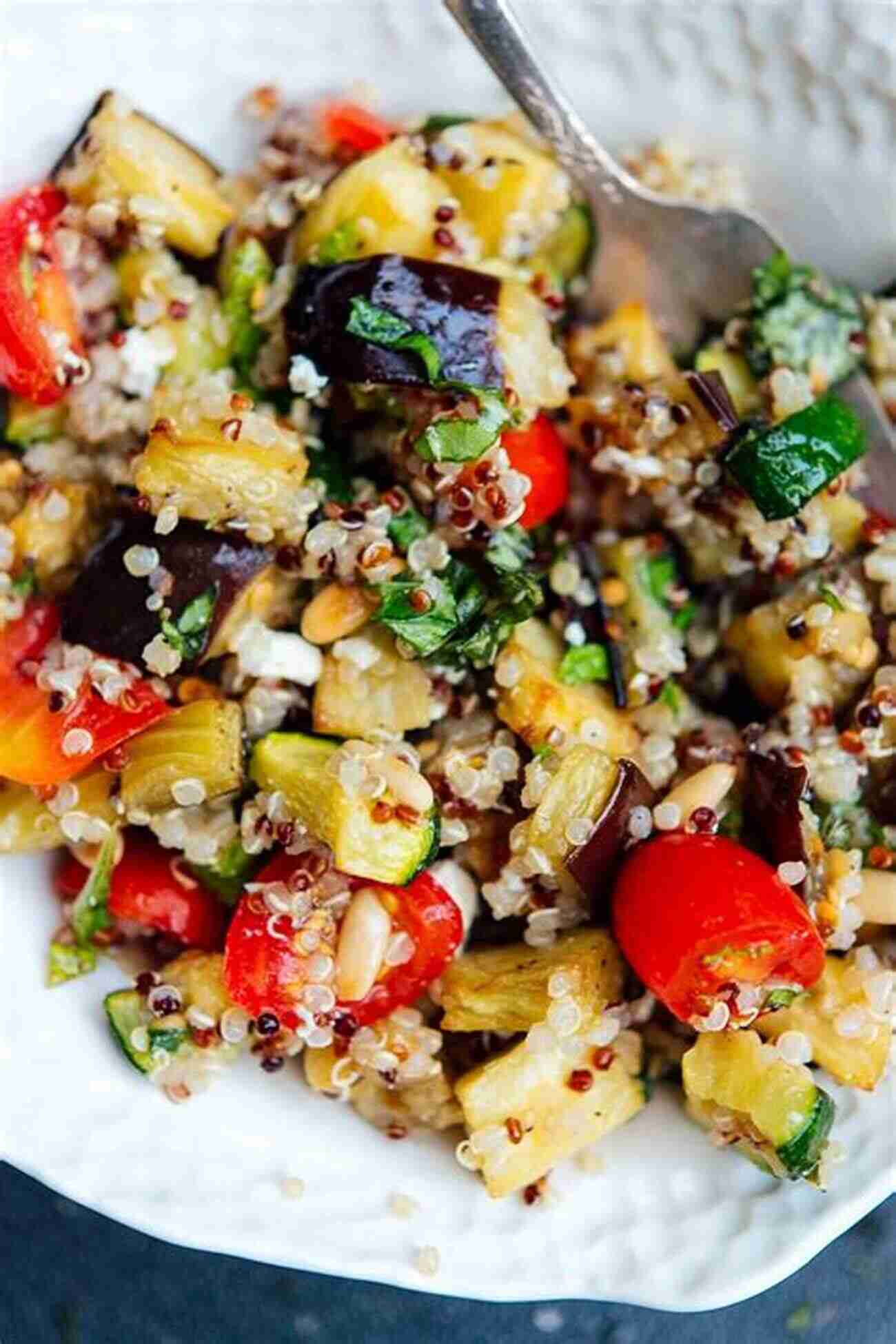 Quinoa Salad With Roasted Vegetables REAL FOOD FOR PREGNANCY: Complete Guide To Healthy Pregnancy For The Whole 9 Months