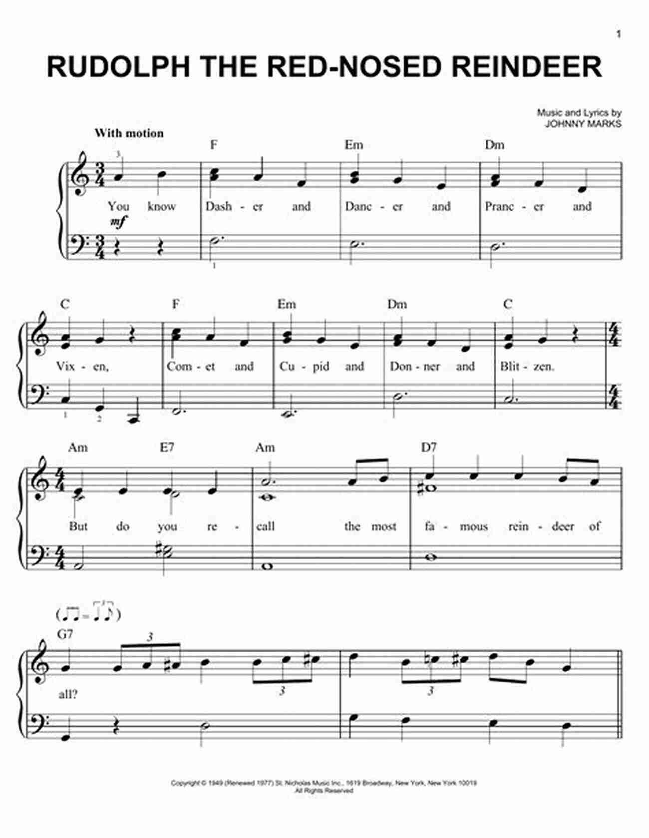 Rudolph The Red Nosed Reindeer Easy Christmas Sheet Music For Beginners 20 Christmas Carols For Solo Clarinet 2: Easy Christmas Sheet Music For Beginners