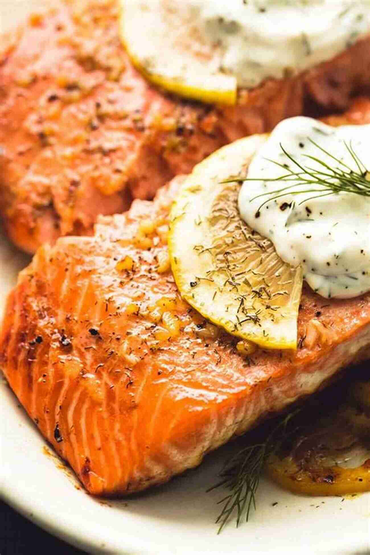 Salmon With Lemon Dill Sauce REAL FOOD FOR PREGNANCY: Complete Guide To Healthy Pregnancy For The Whole 9 Months