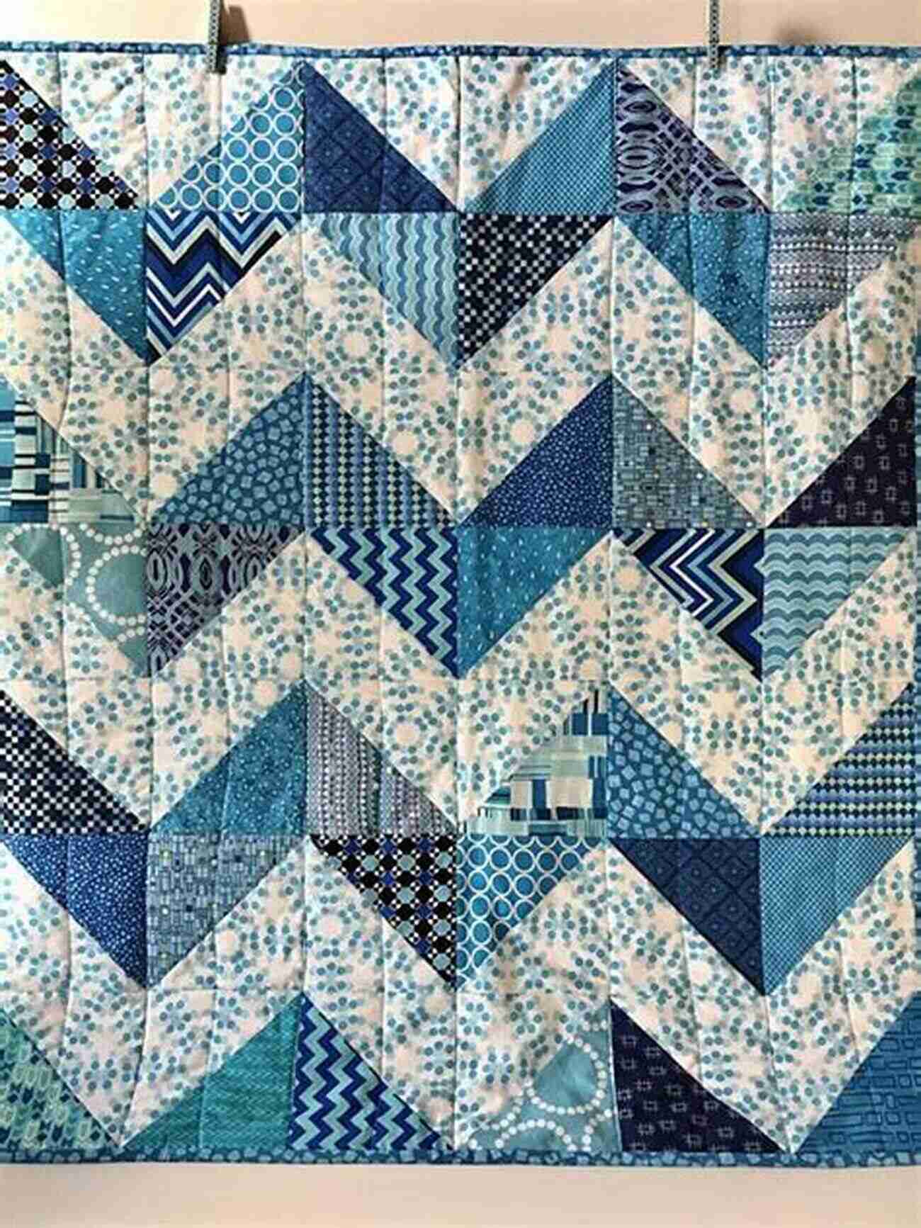 Serenity In Blue Quilt By Olivia Hernandez The Modern Medallion Workbook: 11 Designers Share Quilt Projects To Make Mix Match