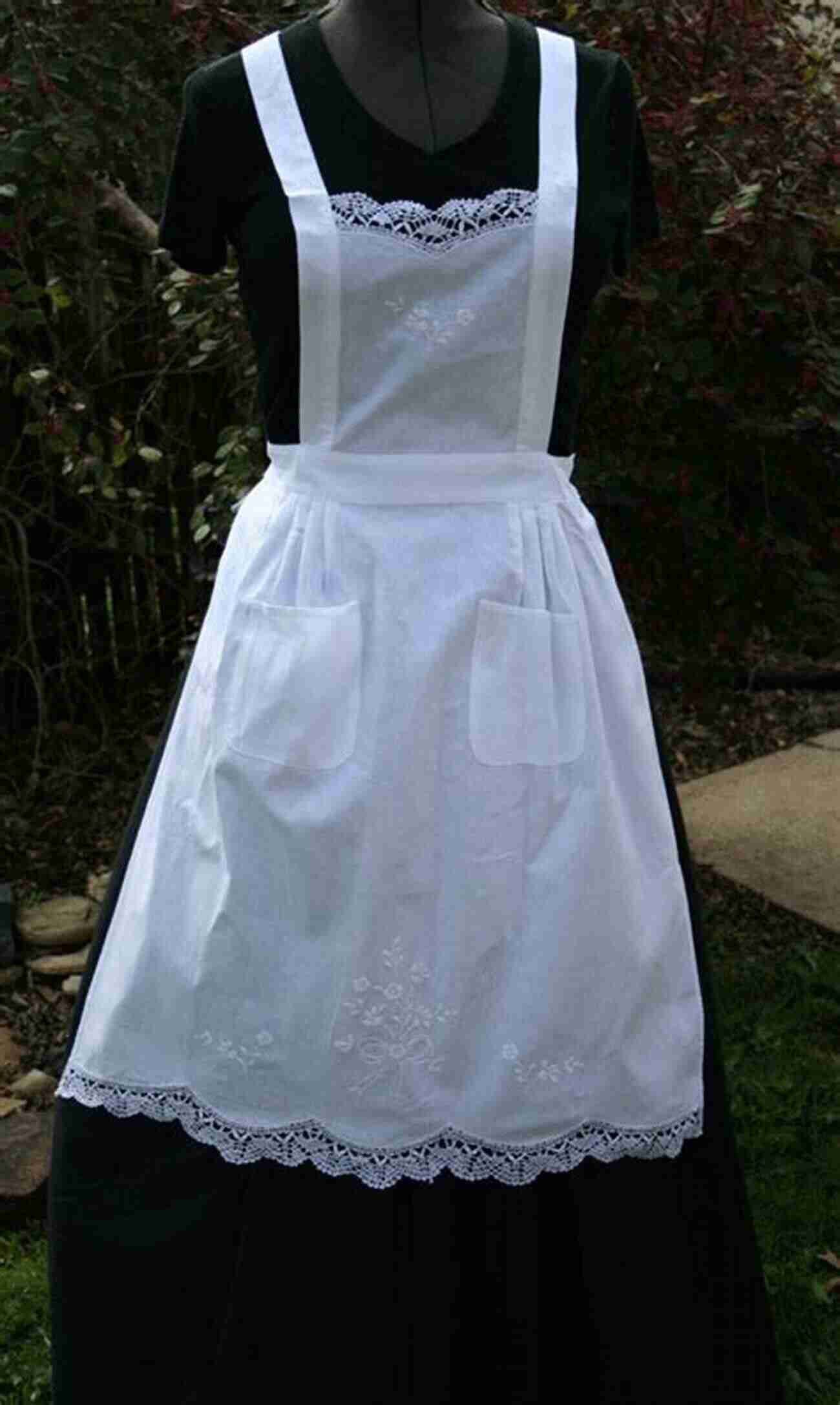 Sewing For Sissy Maids Embroidered Apron, Lace Details, And Ruffled Sleeves Sewing For Sissy Maids: How To Make A Maid S Uniform