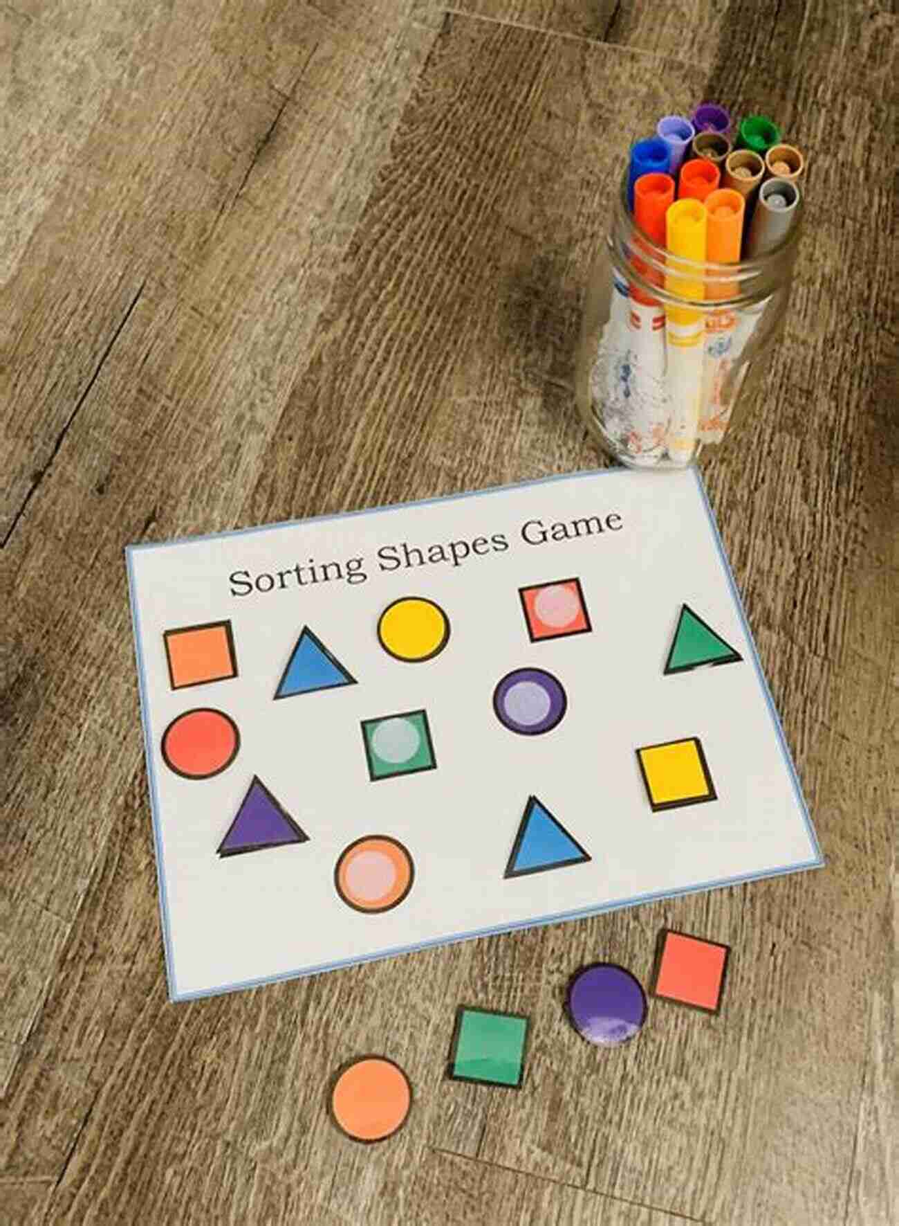 Shape Sorting Fun Math Game Logic Puzzles Mazes: Fun Math Games And Activities Best For Age 6 8 (Brain Teasers 1)