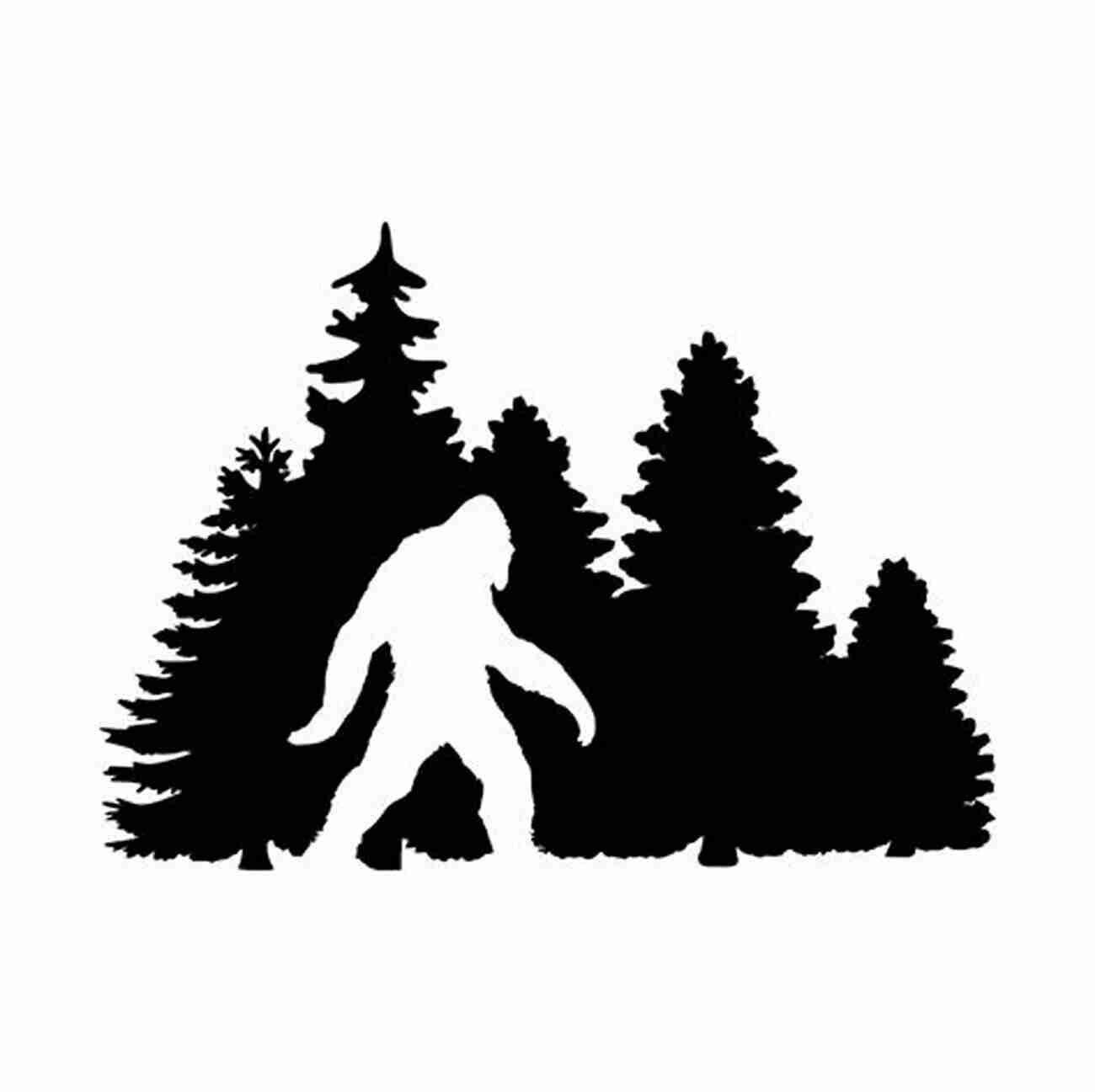 Silhouette Of Bigfoot Roaming In The Moonlit Forest Bigfoot Behavior I: The Anecdotal Evidence