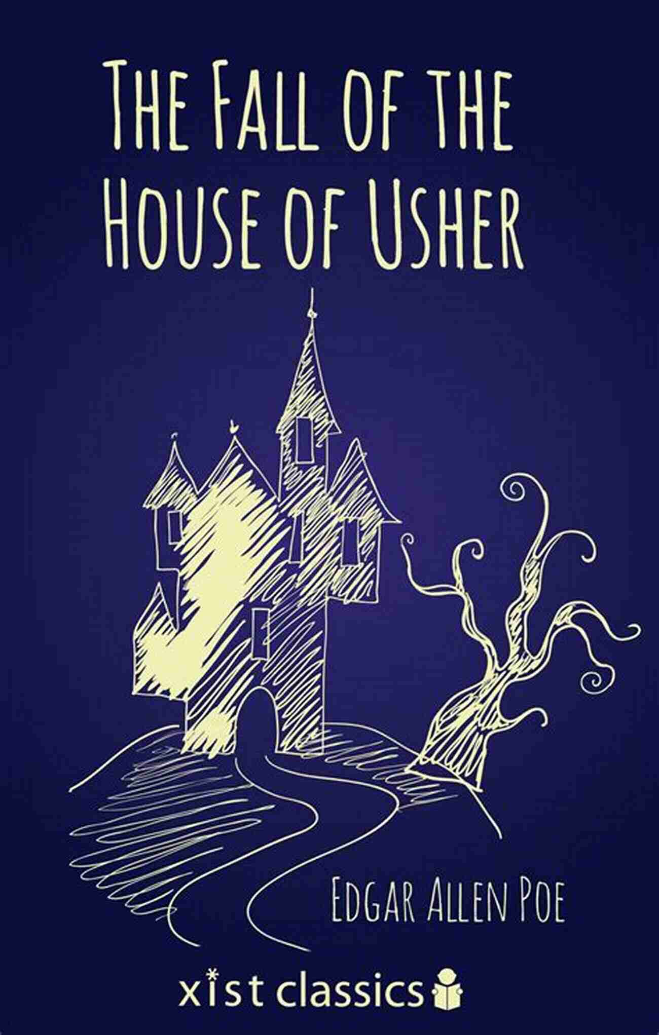 The Fall Of The House Of Usher Book Cover By Edgar Allan Poe Study Guide Study Guide For Edgar Allan Poe S The Fall Of The House Of Usher (Course Hero Study Guides)