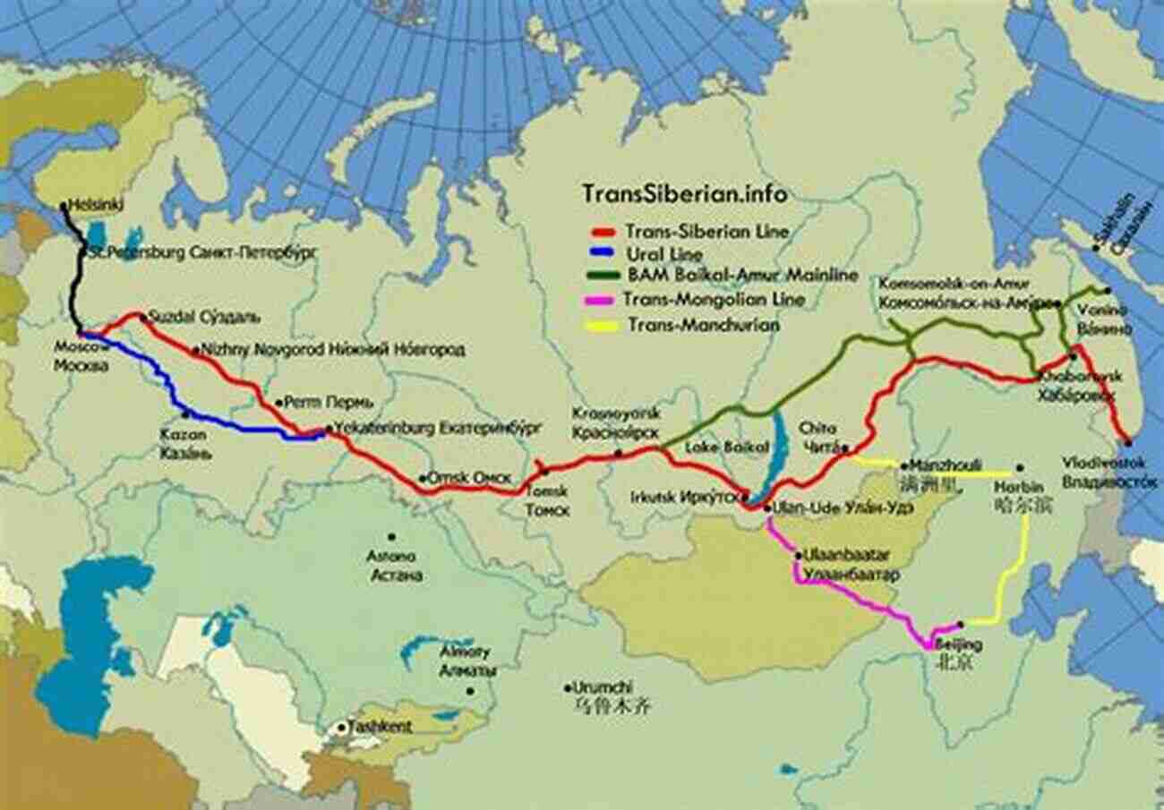 The Trans Siberian Railway Stories And Legends Of Travel And History : For Children (Illustrated)