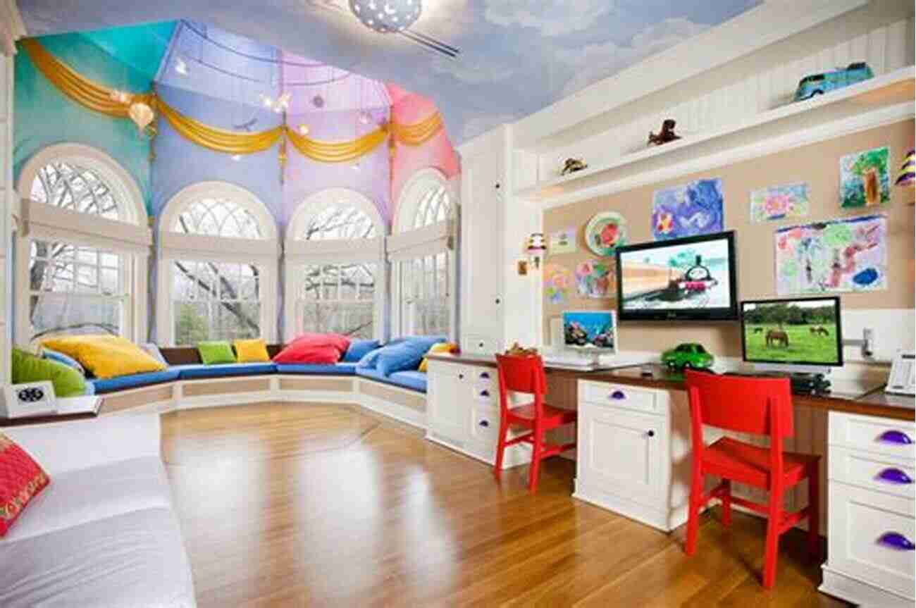 Twins Playing In Their Beautifully Decorated Playroom A Contented House With Twins