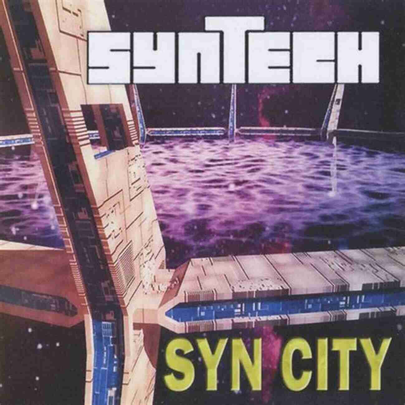 Syn City Short Story Cover Dark, Futuristic Cityscape At Night A SYN City Short Story: Collection (A SYN City Short Story Collection 1)