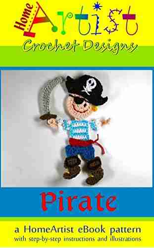 Crochet Pattern: Pirat Applique Homeartist Design