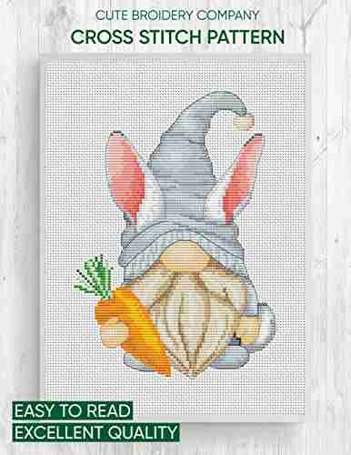 Cross Stitch Pattern Easter Gnome