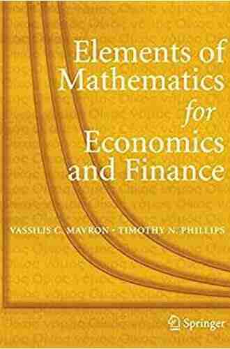 Elements Of Mathematics For Economics And Finance