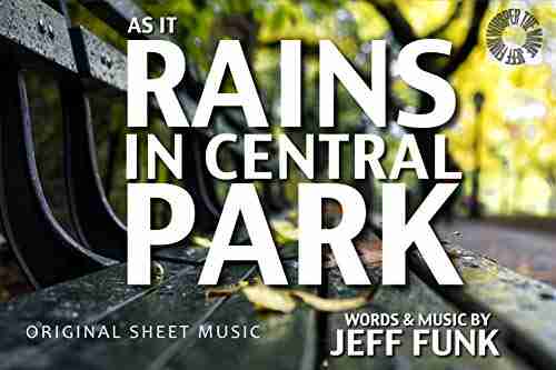 As It Rains In Central Park: Original Sheet Music