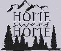 Home Sweet Home 4 Cross Stitch Pattern